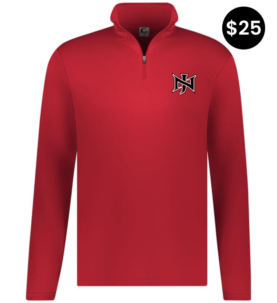 North Jackson NJ Logo Quarter-Zip Pullover