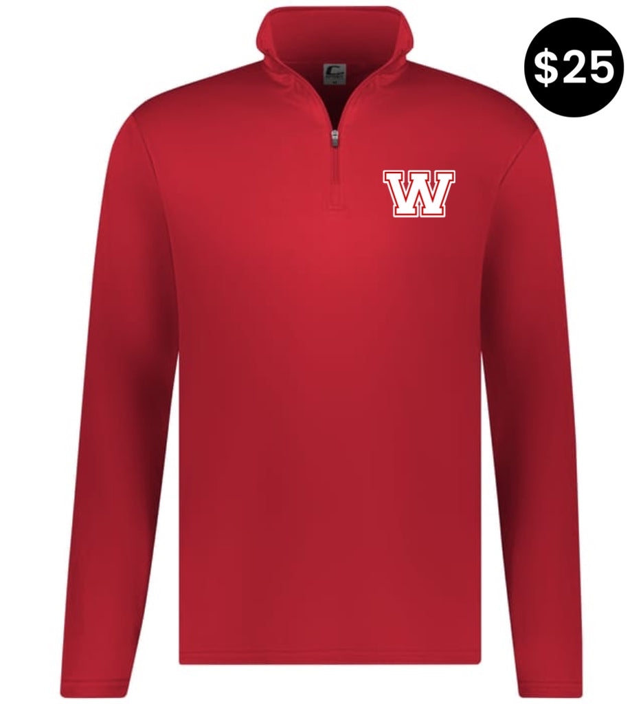 Whitwell Block W Logo Quarter-Zip Pullover