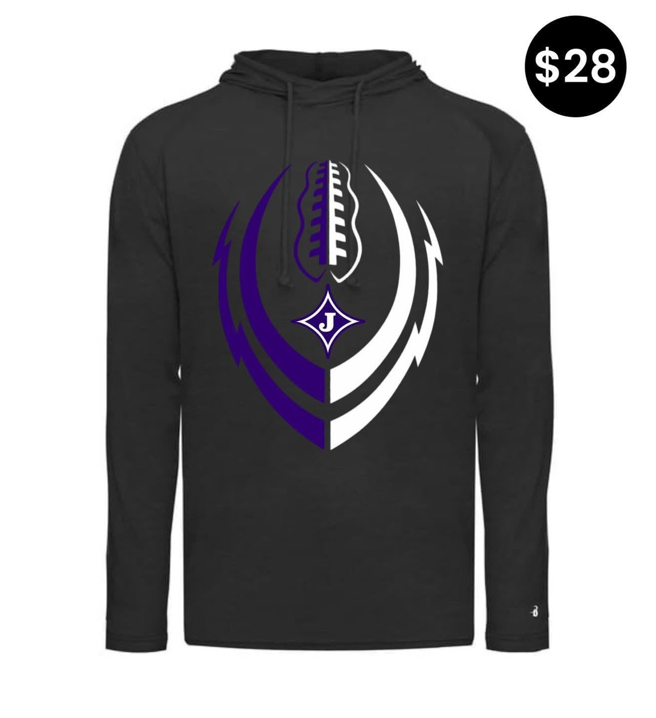 Jasper Warriors Football B Core Long Sleeve Hoodie