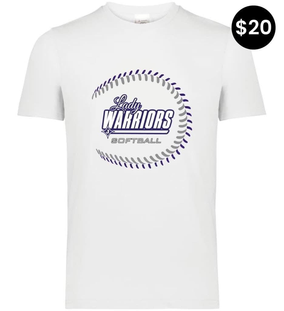 Jasper Lady Warriors Softball Stitch T-Shirt