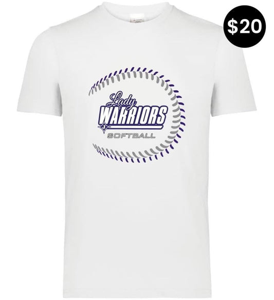 Jasper Lady Warriors Softball Stitch T-Shirt