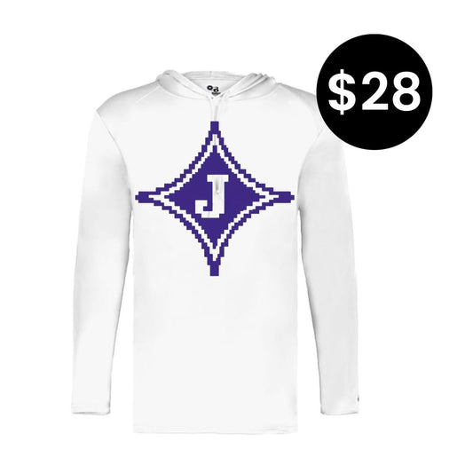 Jasper 8-Bit J Star Logo B Core Long Sleeve Hoodie