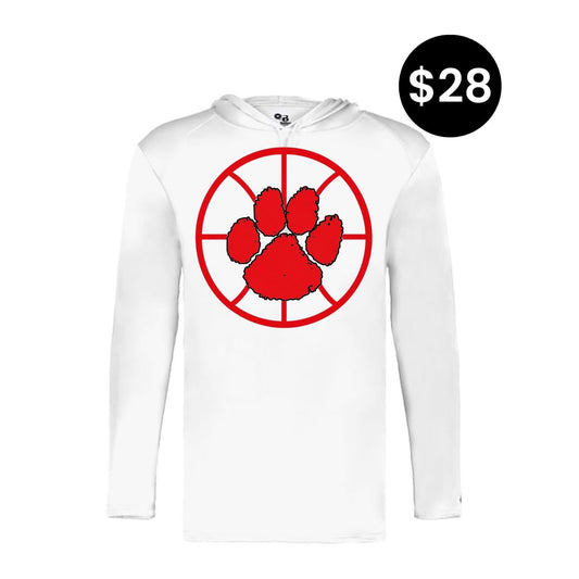 Whitwell Tigers Paw Basketball Hoodie