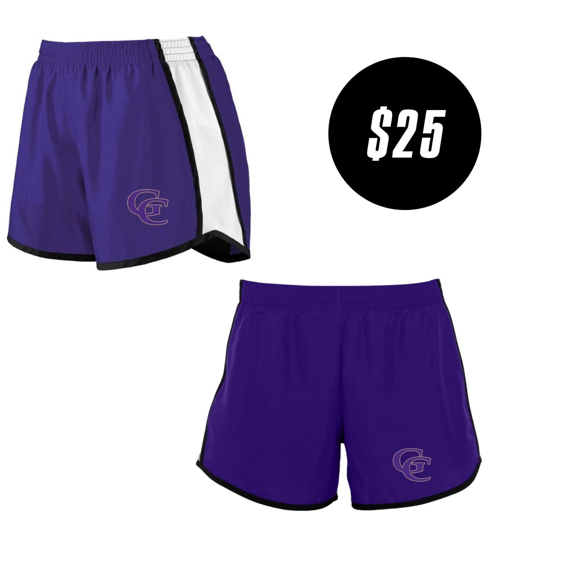 Grundy County GC Athletic Shorts in Purple
