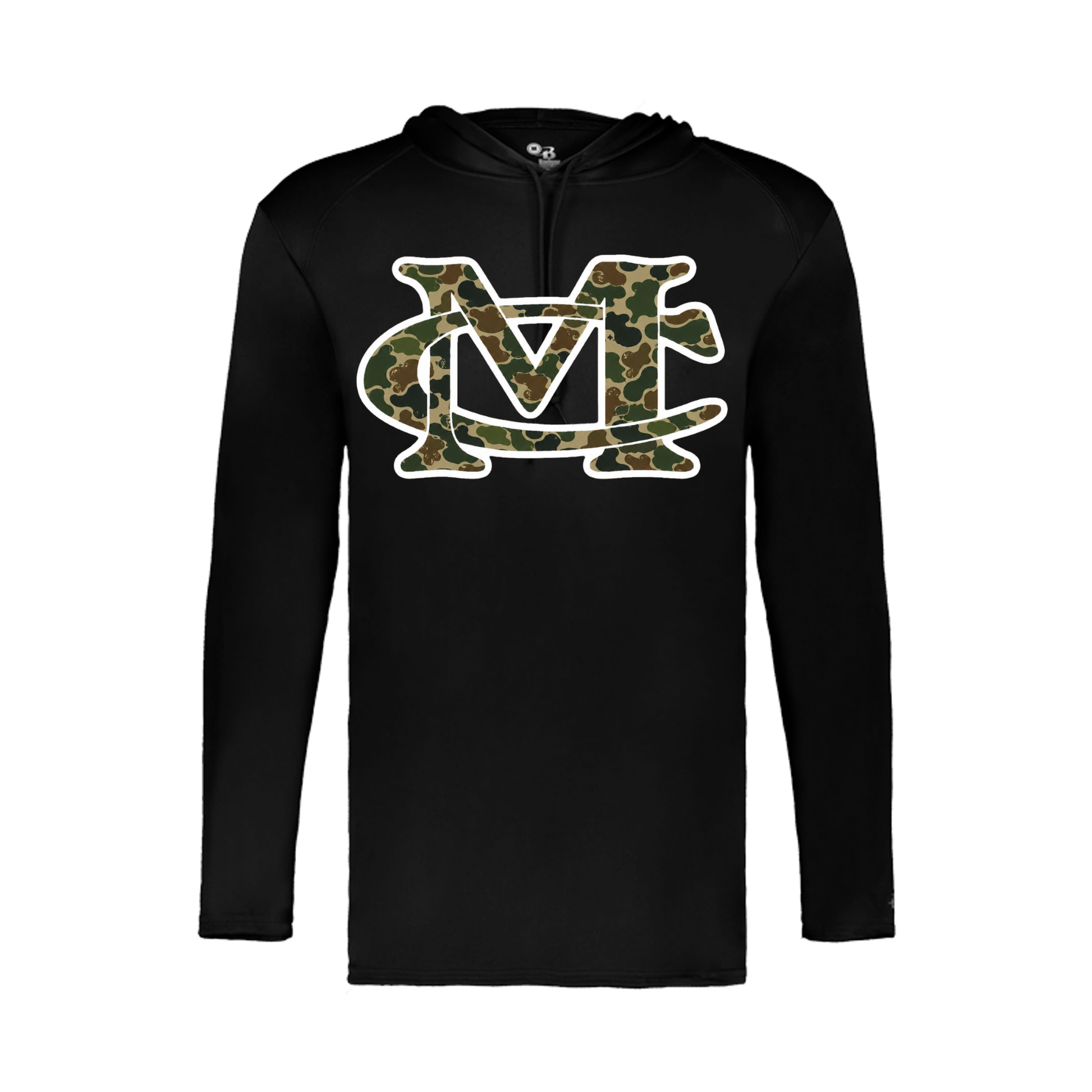 MC Camo LS Hoodie - Black
