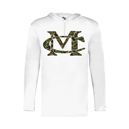MC Camo LS Hoodie - White
