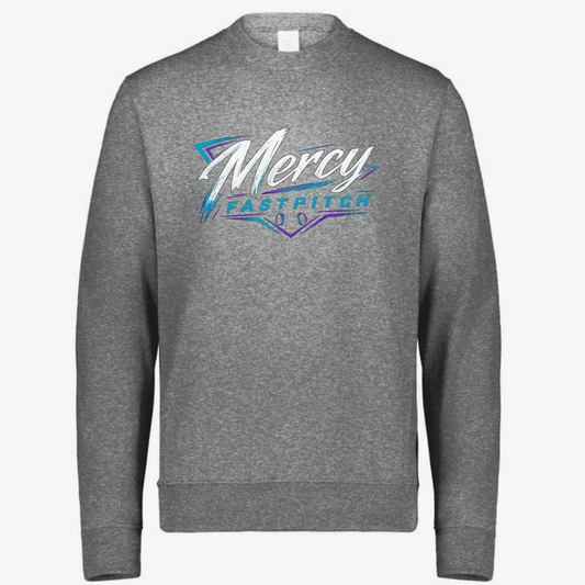 Mercy Fastpitch Crewneck Sweatshirt in Gray