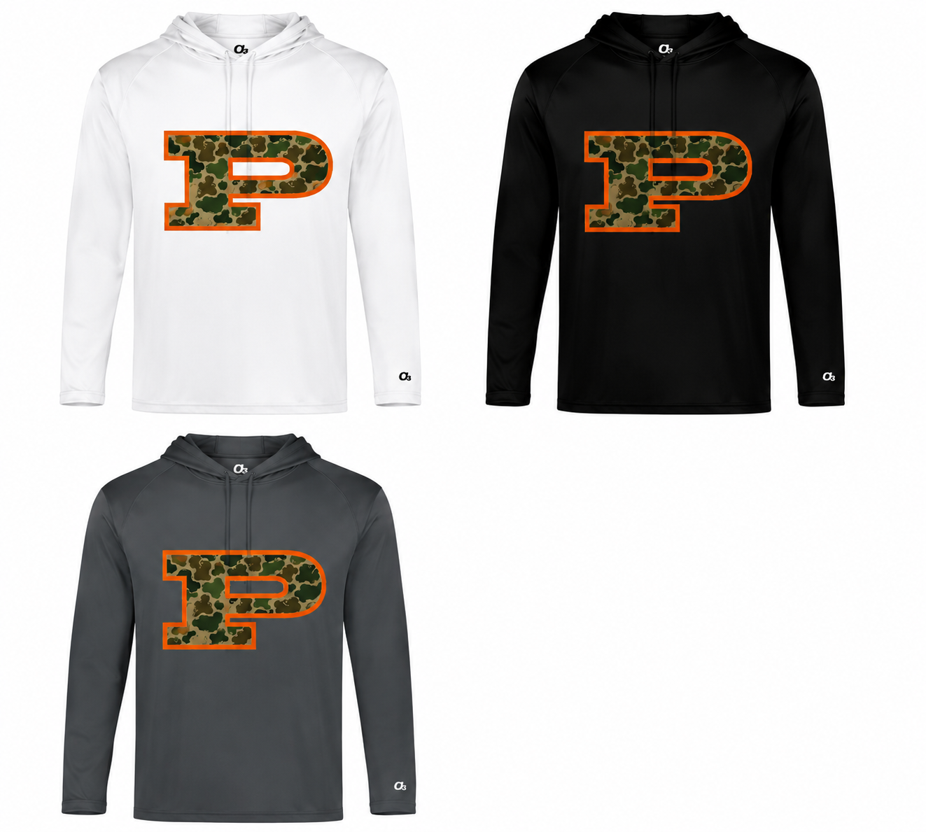 South Pittsburg Camo P Long-Sleeve Hoodie - Color Preview