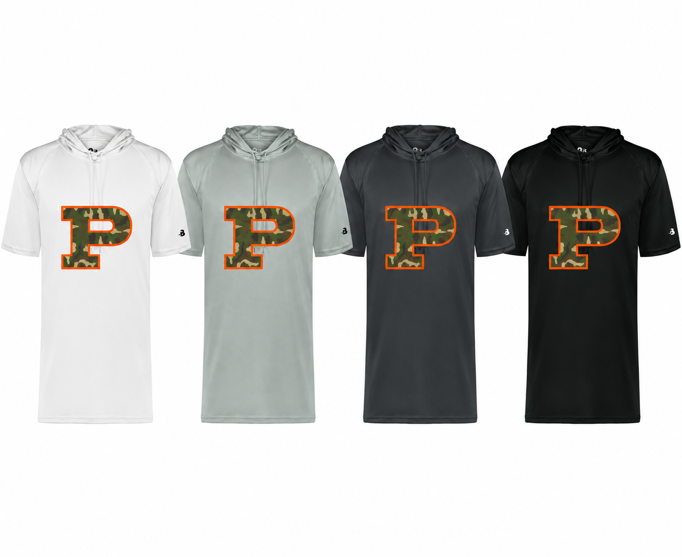 South Pittsburg Camo P Short-Sleeve Hoodie - Color Preview