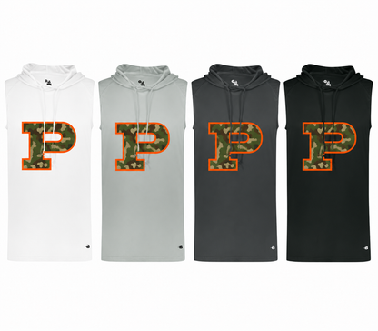 South Pittsburg Camo P Sleeveless Hoodie - Color Preview