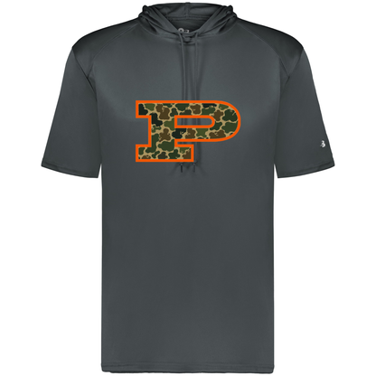 South Pittsburg Camo P Short-Sleeve Hoodie - Graphite