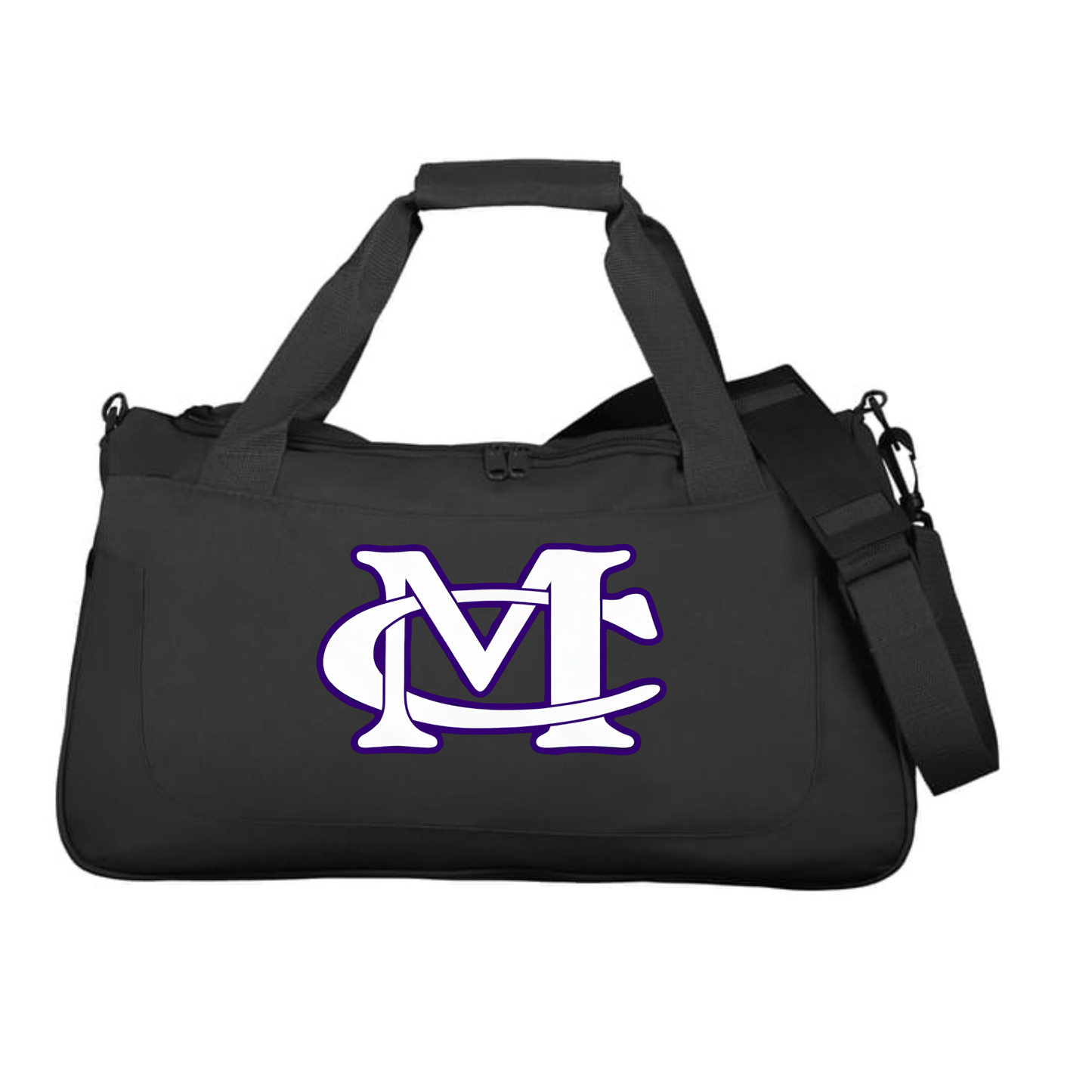 Marion County MC Duffel Bag - Black with purple logo