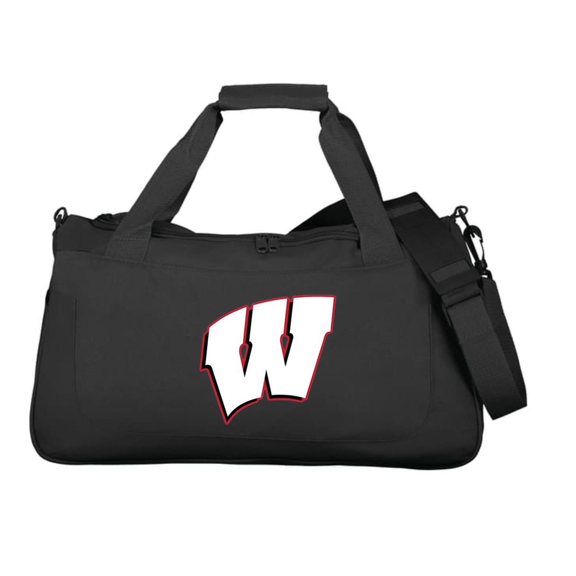 Whitwell W Duffel Bag - White W logo