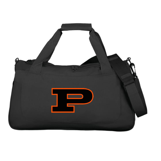 South Pittsburg P Duffel Bag - Black P logo