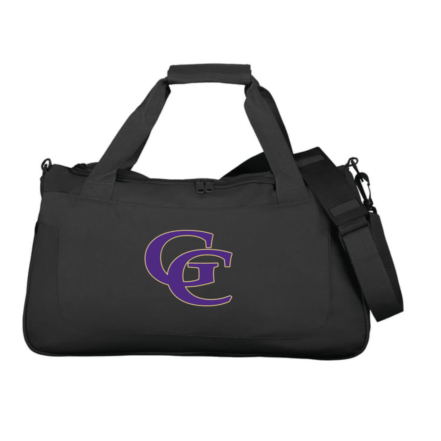 Grundy County GC Duffel Bag - Black with GC interlocking logo