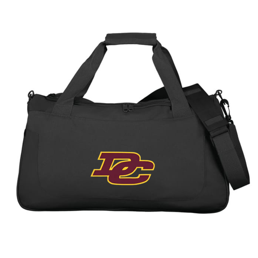 Dade County DC Duffel Bag - Black with maroon and gold DC logo