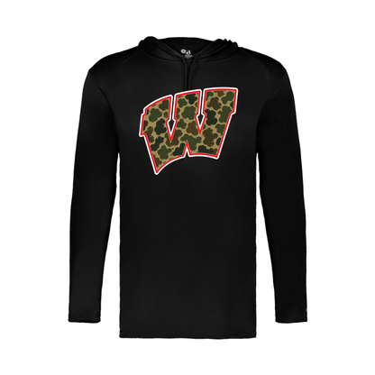 Whitwell Camo W Long-Sleeve Hoodie - Black