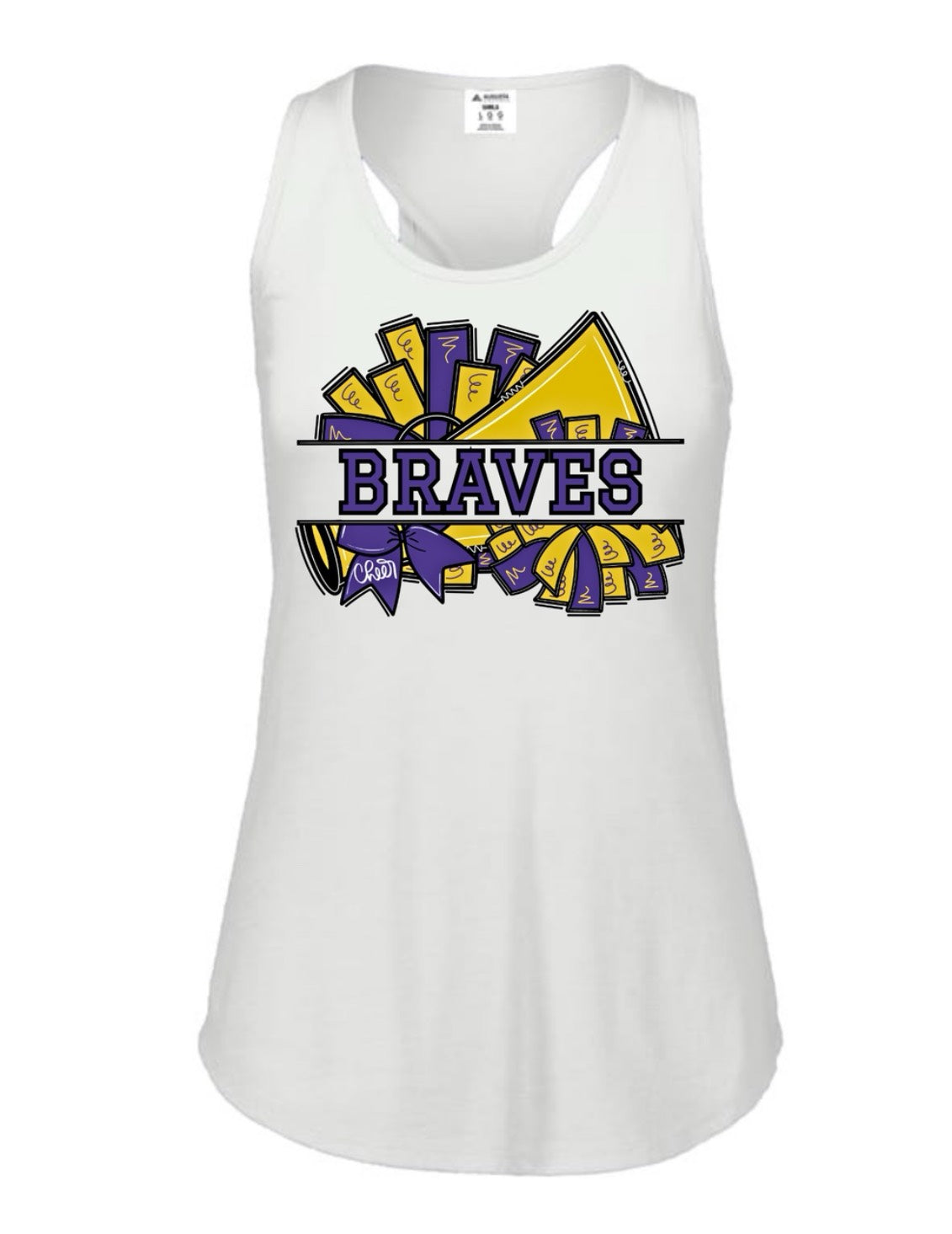 Sequatchie Braves B Core Racerback Tank - Cheer